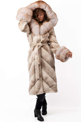 Women's exclusive alpaca coat Liana